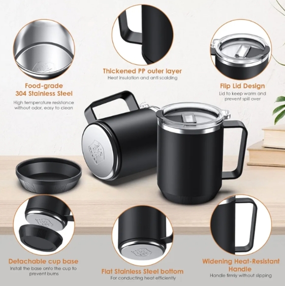 Felibeaco Coffee Mug Warmer Set for Desk - Picture 4 of 6